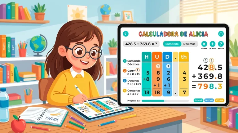 Calculadora de Suma de Alicia